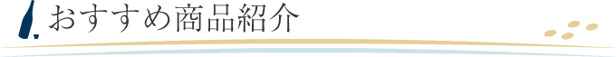 おすすめ商品紹介